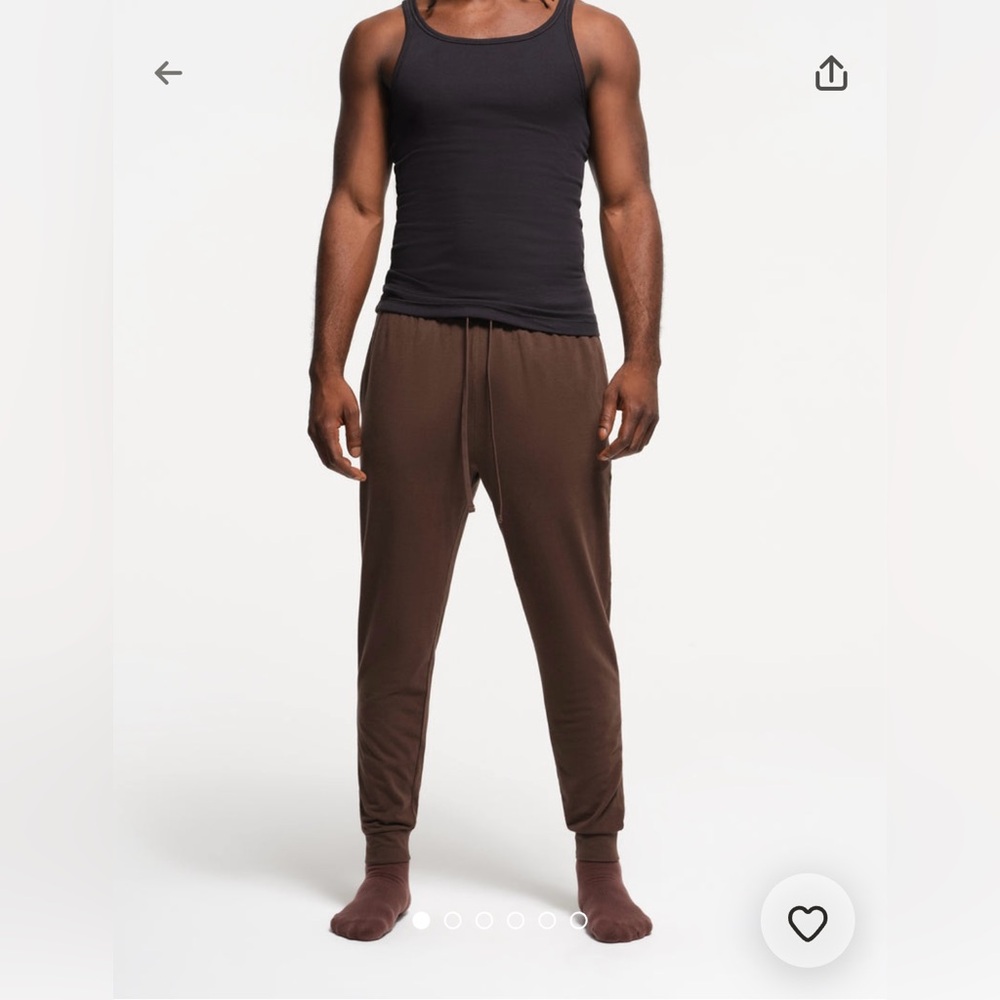 SKIMS Chocolate Men's Joggers